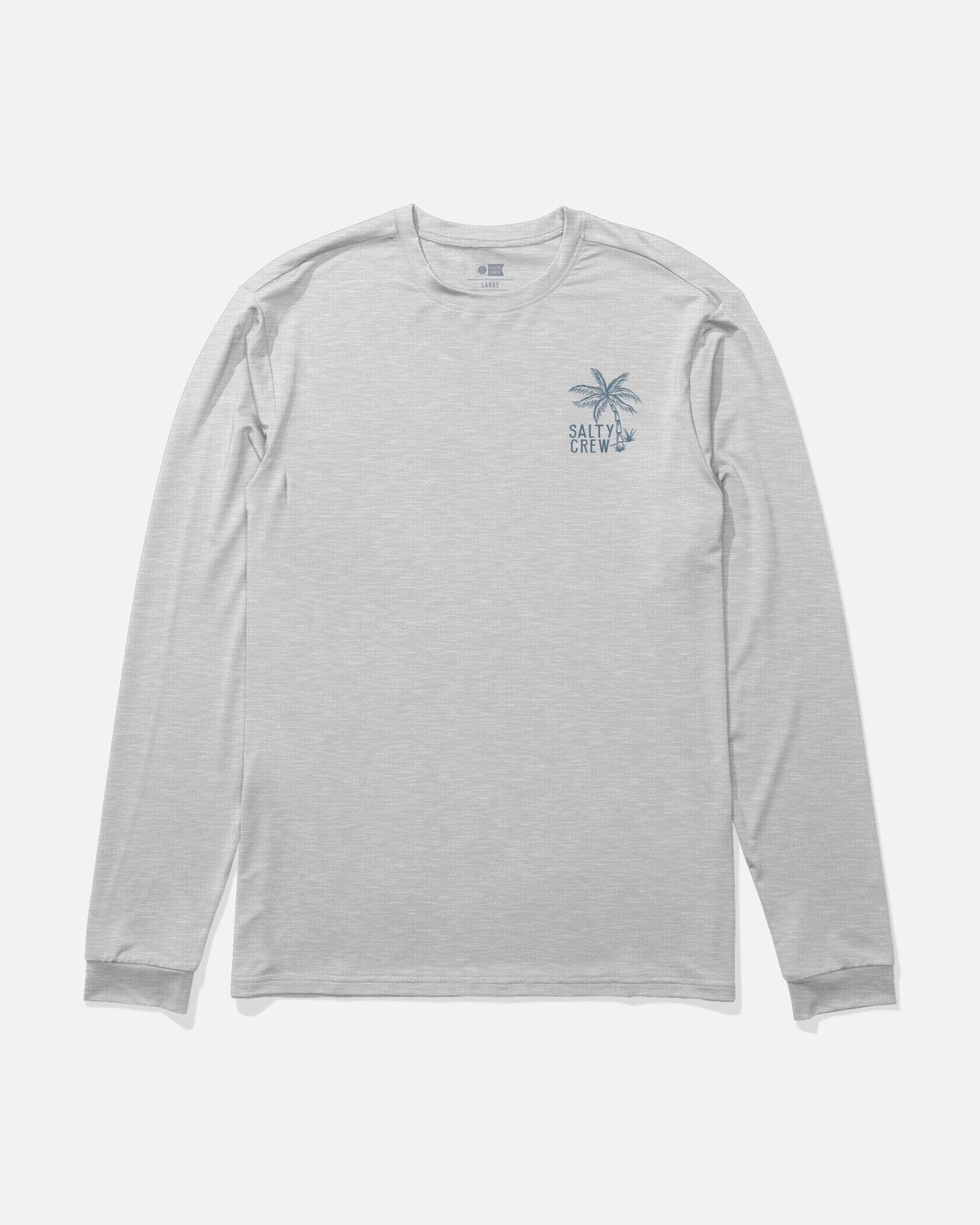 DAY OFF LS SUNSHIRT - Grey Heather | Salty Crew Premium