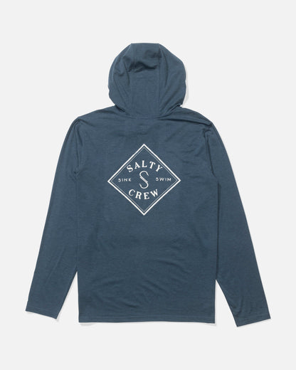 TIPPET POCKET UV HOODIE - Pilot Blue | Salty Crew Premium