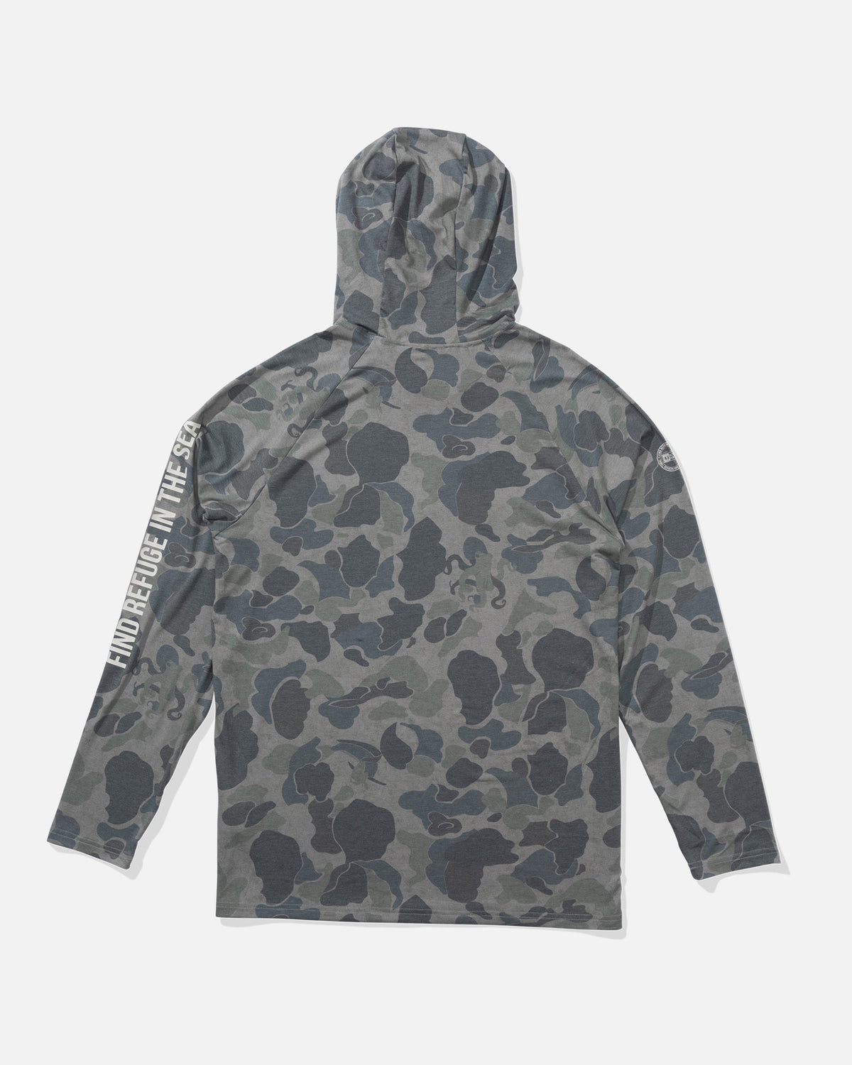 MARINER HOOD TECH TEE - Sand Camo | Salty Crew Premium