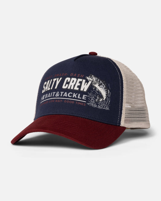 LIVE BAIT TRUCKER - Navy | Salty Crew Premium