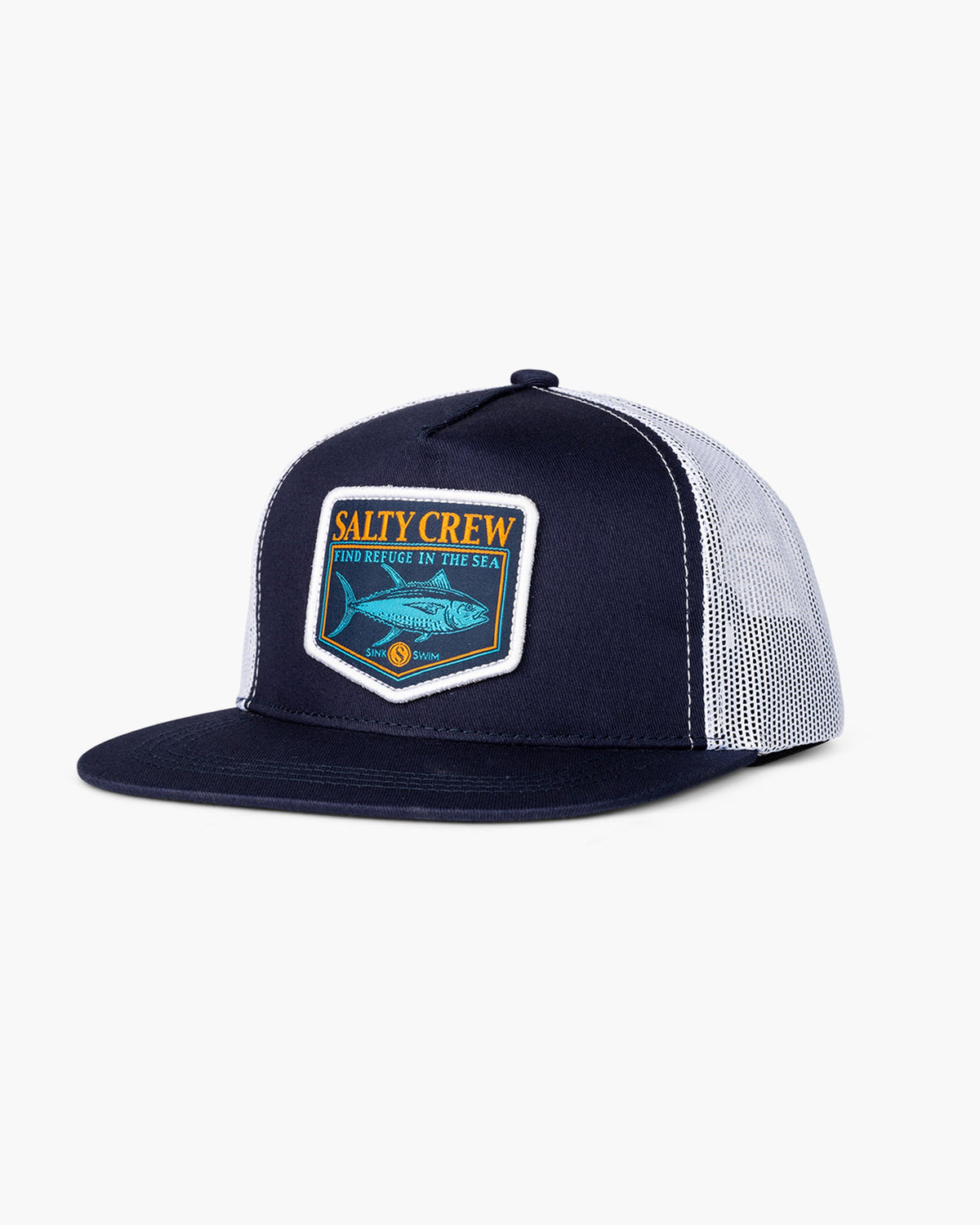 ANGLER TRUCKER - Navy White | Salty Crew Premium