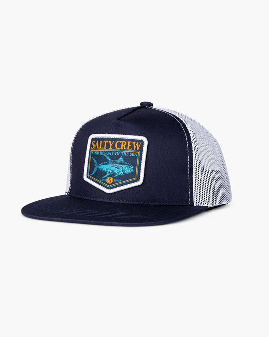ANGLER TRUCKER - Navy White | Salty Crew Premium
