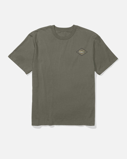 DECKHAND YELLOWTAIL SS TEE - Washed Dusty Olive | Salty Crew Premium