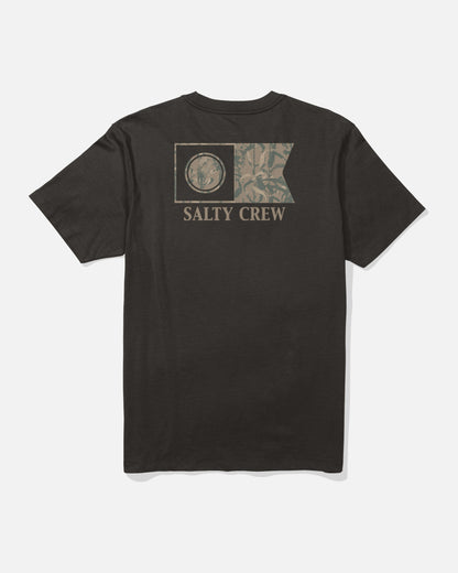 FLAGSHIP SS TEE - Black | Salty Crew Premium