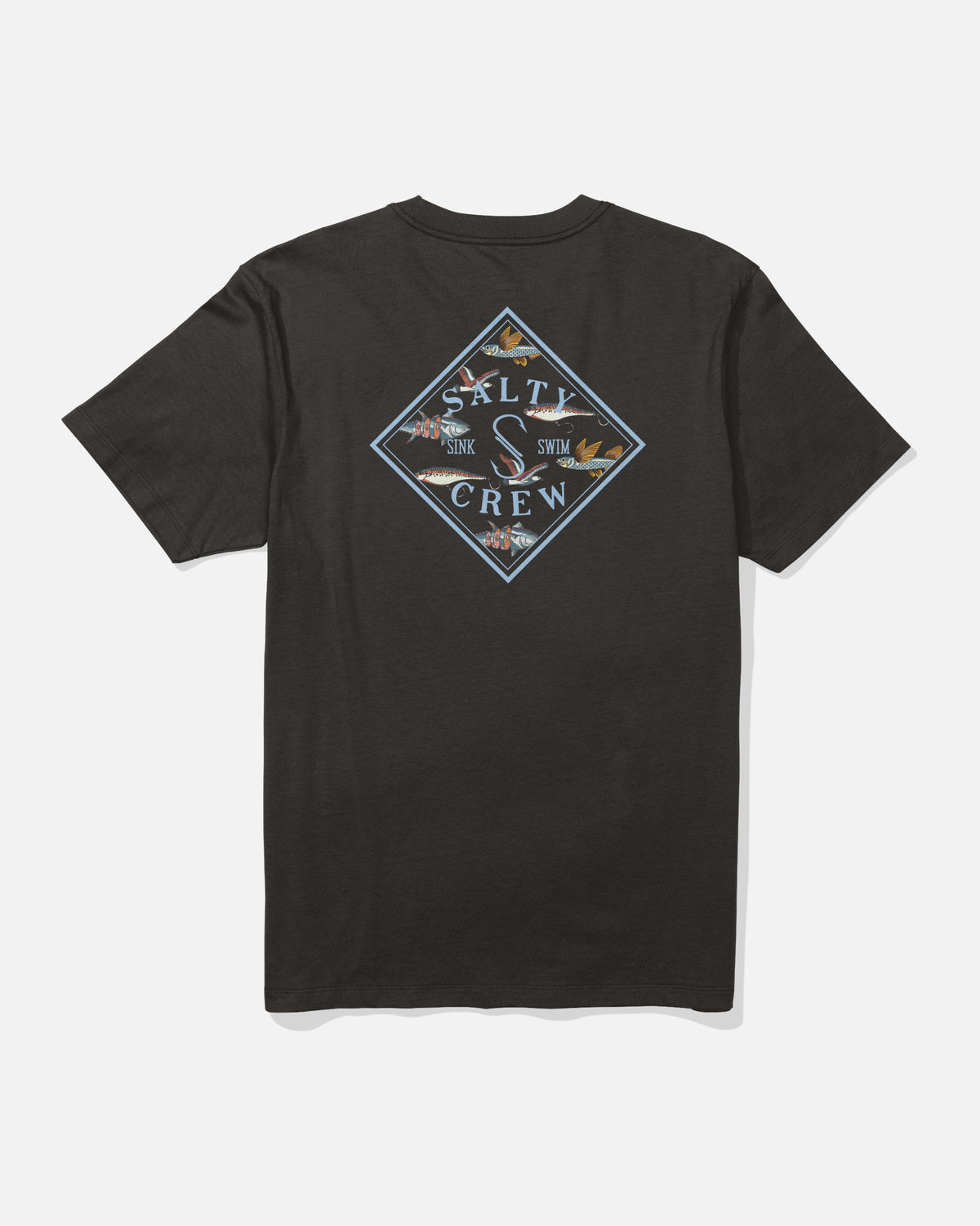 TIPPET FILL SS TEE - Black | Salty Crew Premium