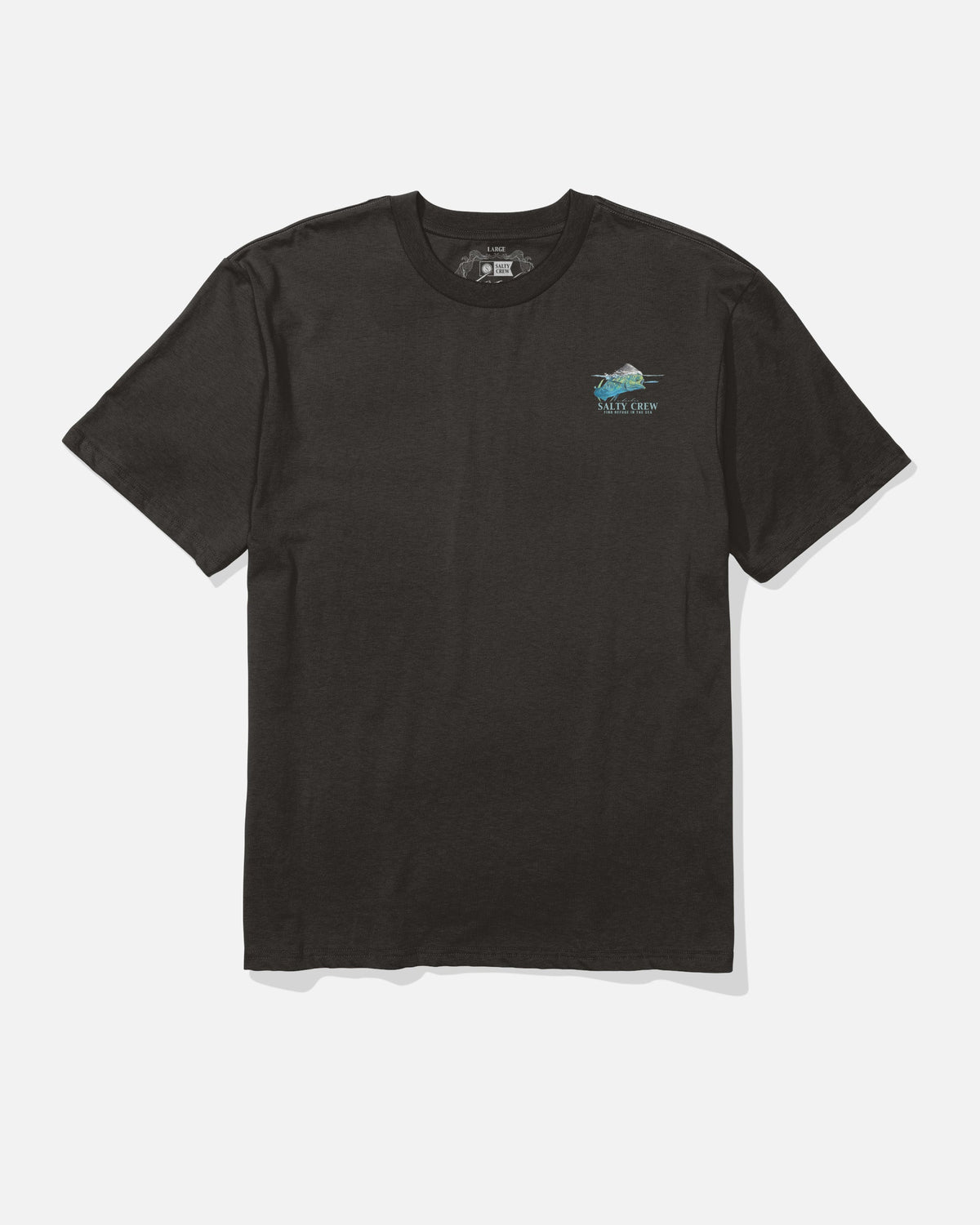 MAHI SURFACE CLASSIC TEE - BLACK | Salty Crew Premium