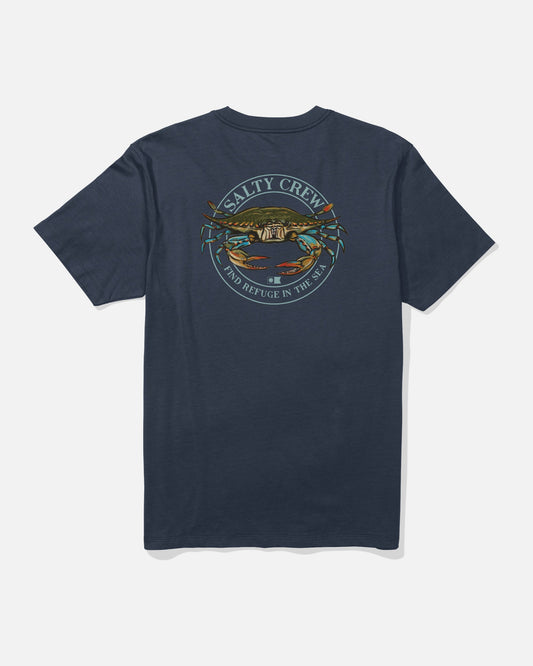 JIMMY SS TEE - Navy | Salty Crew Premium