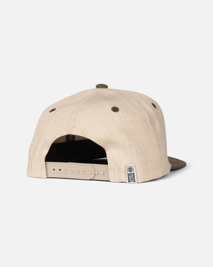 TAKO CLUB SNAPBACK - Natural/Olive | Salty Crew Premium