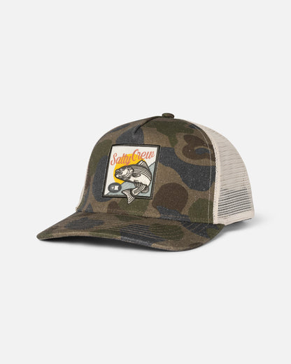 STRIPER TRUCKER - Sand Camo | Salty Crew Premium