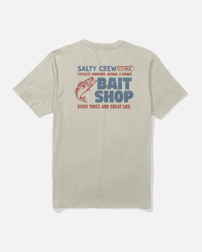 BAIT SHOP SS TEE - Bone | Salty Crew Premium