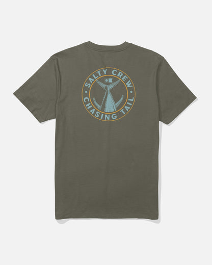 TAILGATE SS TEE - Dusty Olive | Salty Crew Premium