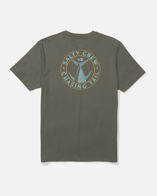 TAILGATE SS TEE - Dusty Olive | Salty Crew Premium