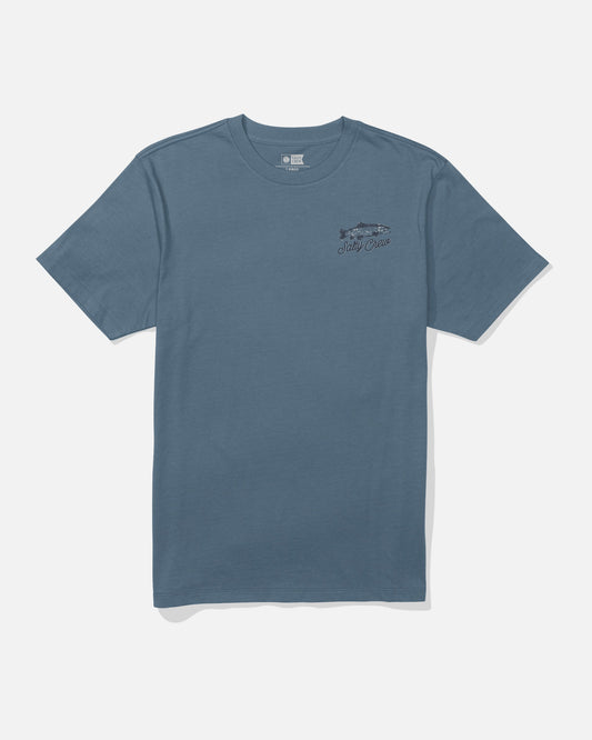 FISH FEST SS TEE - Slate | Salty Crew Premium