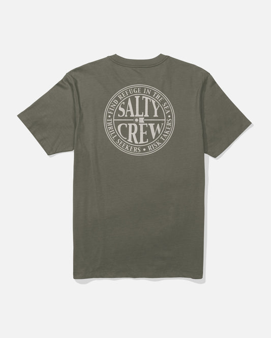 GLOBAL SS TEE - Dusty Olive | Salty Crew Premium