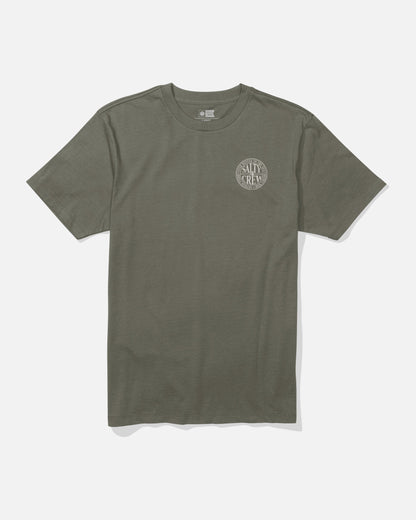 GLOBAL SS TEE - Dusty Olive | Salty Crew Premium