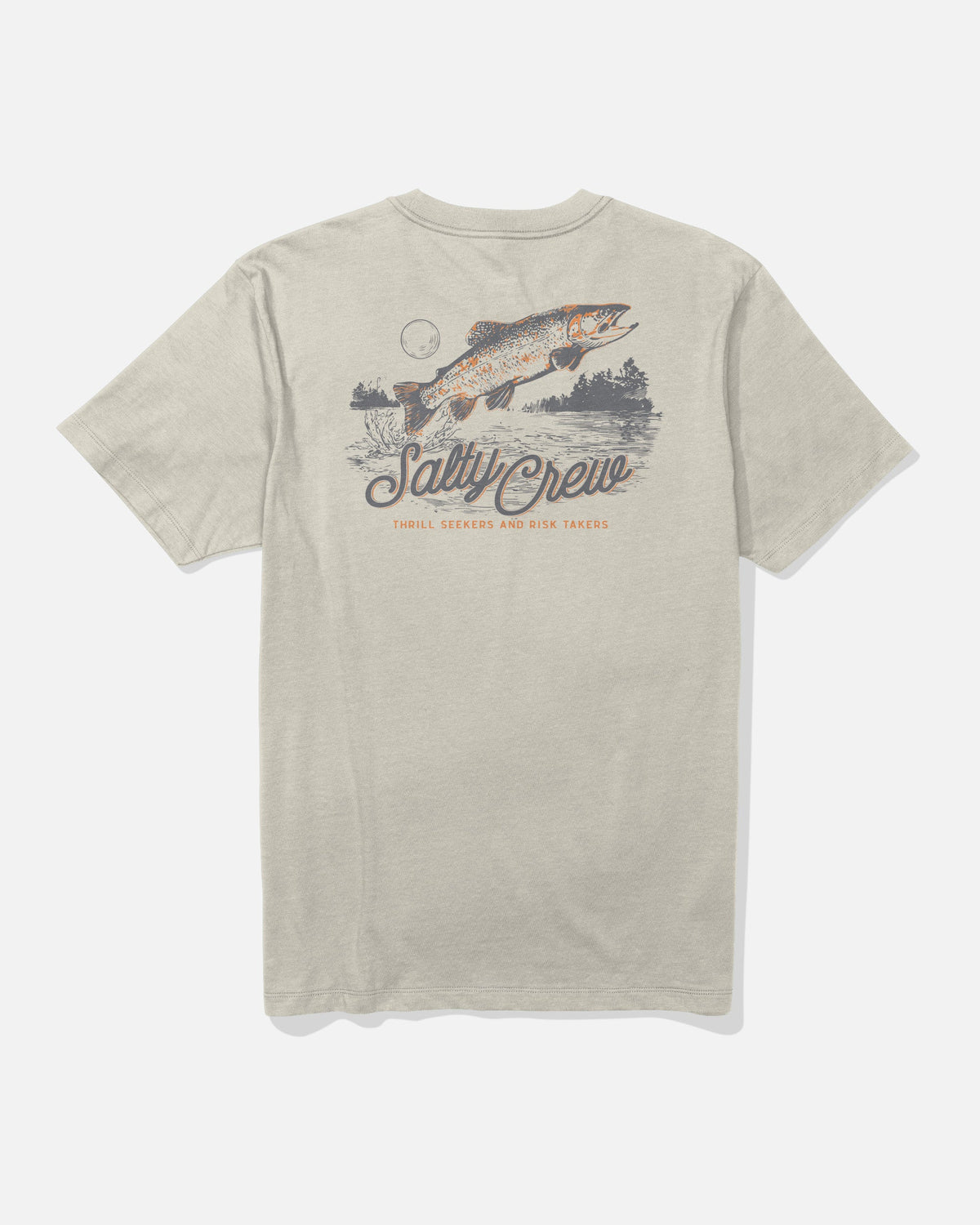 FISH FEST SS TEE - Bone | Salty Crew Premium