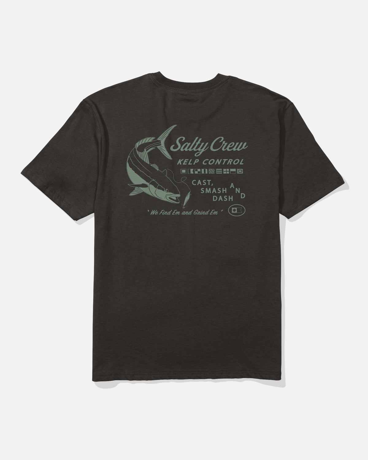 KELP CNTRL CLASSC SS TEE - BLACK | Salty Crew Premium