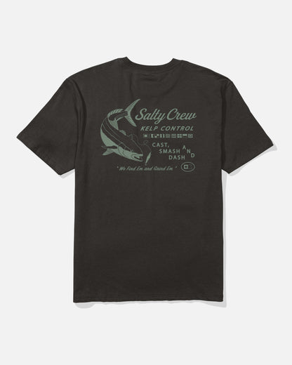 KELP CNTRL CLASSC SS TEE - BLACK | Salty Crew Premium
