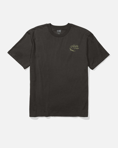 KELP CNTRL CLASSC SS TEE - BLACK | Salty Crew Premium