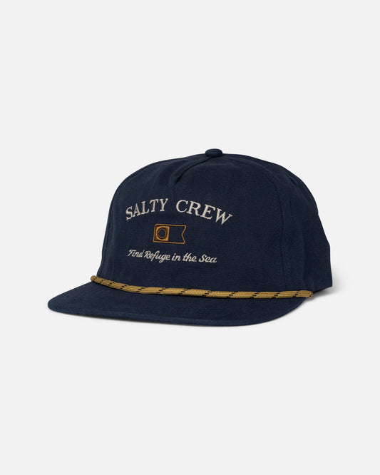 STEADFAST SNAPBACK - Navy | Salty Crew Premium