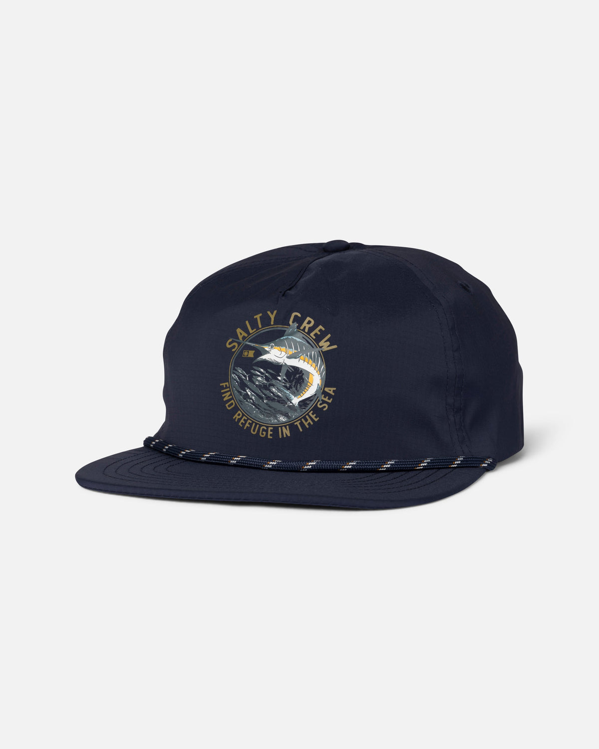 BOW LINE SNAPBACK - Navy | Salty Crew Premium