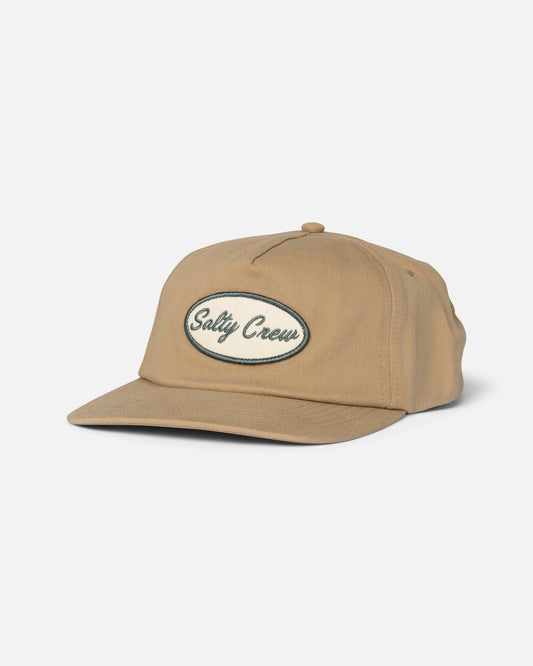 SHOP SCRIPT SNAPBACK - Natural | Salty Crew Premium