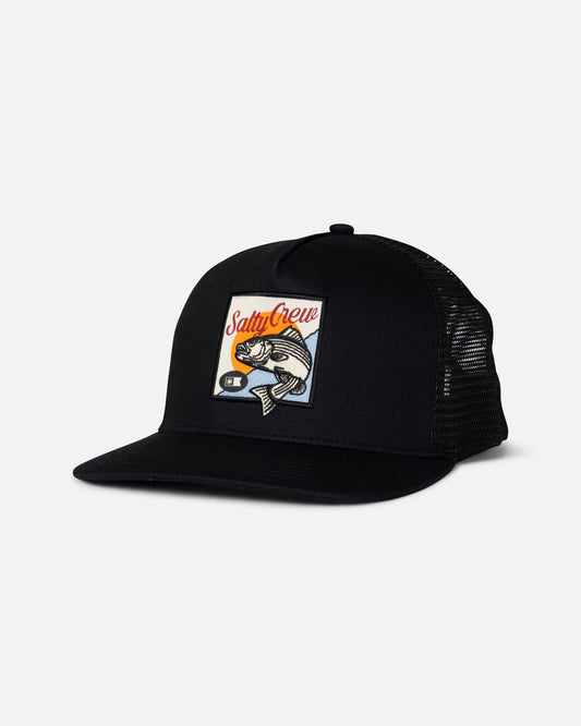 STRIPER TRUCKER - BLACK | Salty Crew Premium