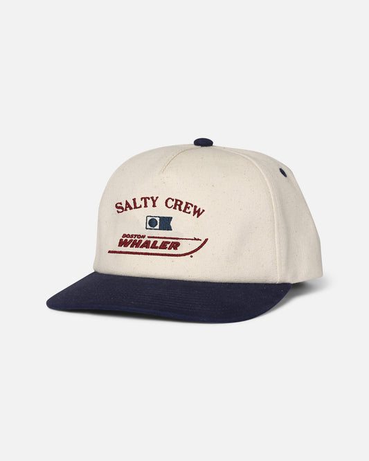 WHALER SNAPBACK - Off White | Salty Crew Premium