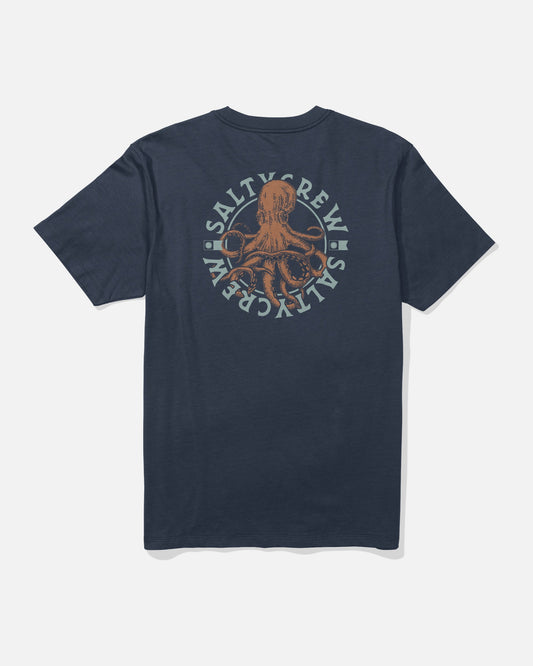 TENTACLES PREMIUM S/S TEE - Navy | Salty Crew Premium