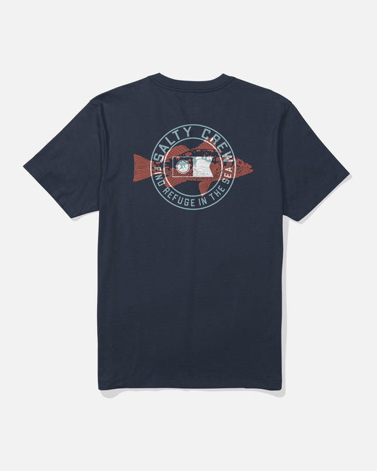 KRITTER STAMP SS TEE - Navy | Salty Crew Premium