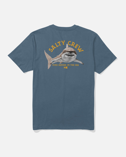 LURKING SS TEE - Slate | Salty Crew Premium