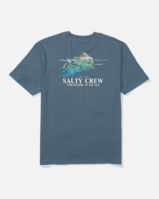 MAHI SURFACE CLASSIC TEE - Slate | Salty Crew Premium