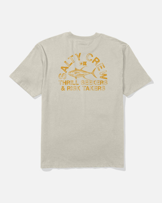 STAMPED CLASSIC TEE - Bone | Salty Crew Premium