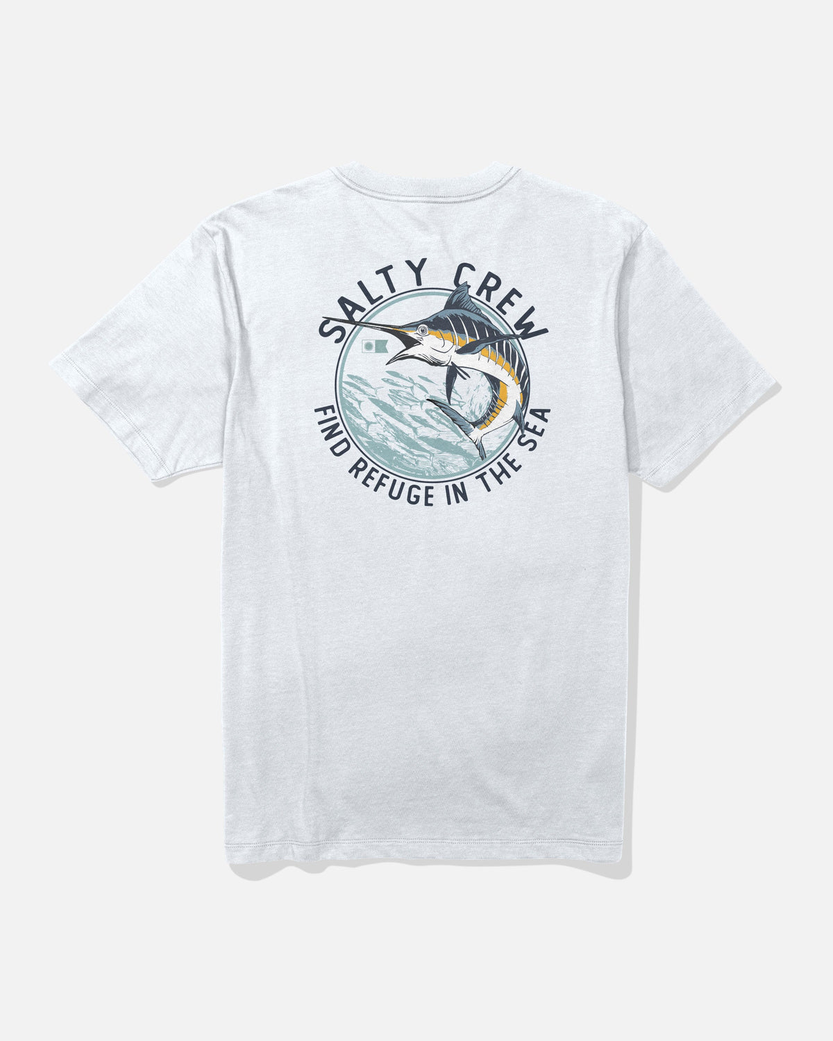 SCHOOLED SS TEE - White | Salty Crew Premium