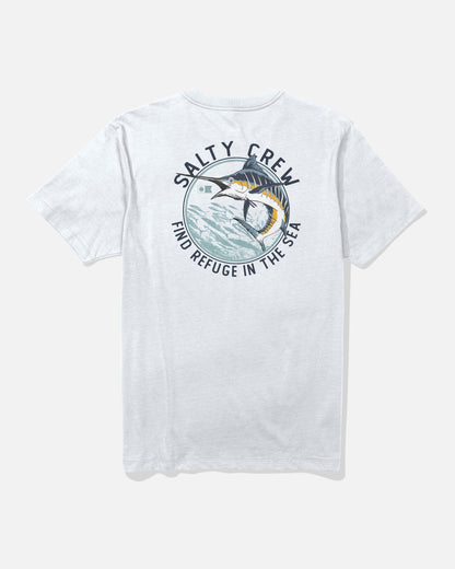 SCHOOLED SS TEE - White | Salty Crew Premium