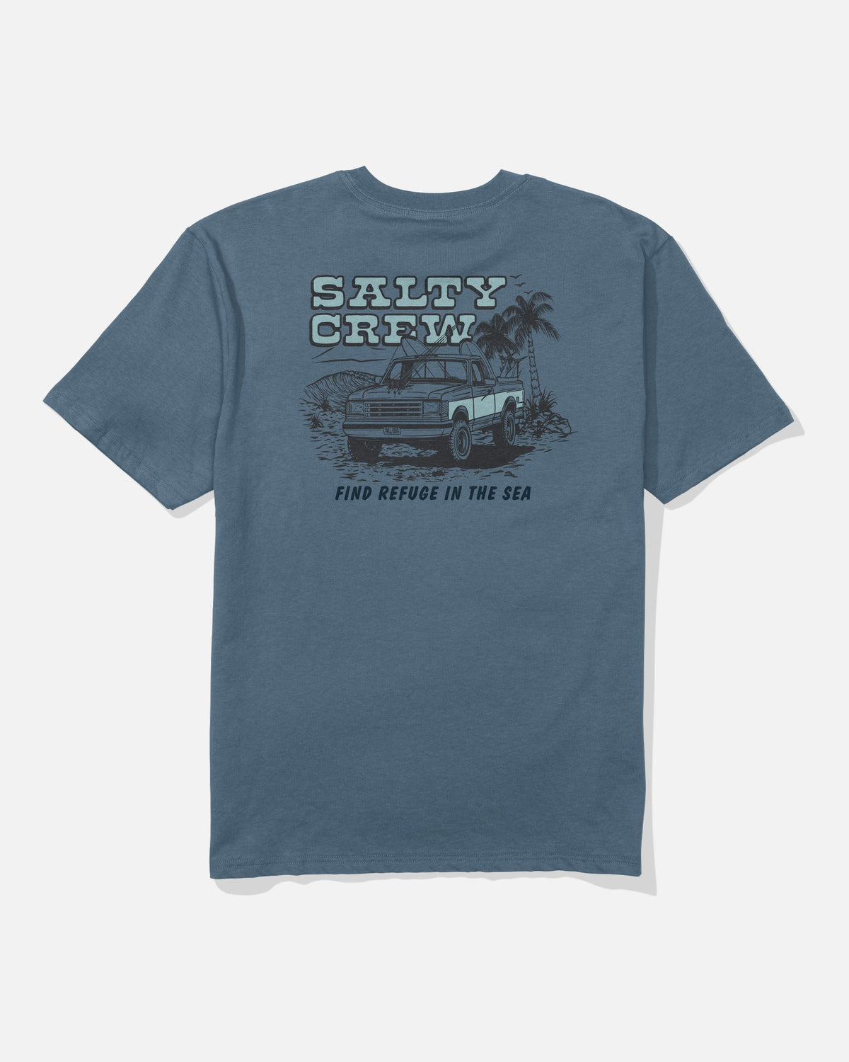 TRUCK STOP CLASSIC TEE - Slate | Salty Crew Premium