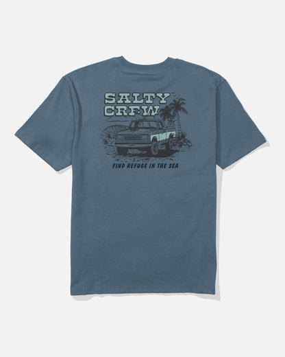 TRUCK STOP CLASSIC TEE - Slate | Salty Crew Premium