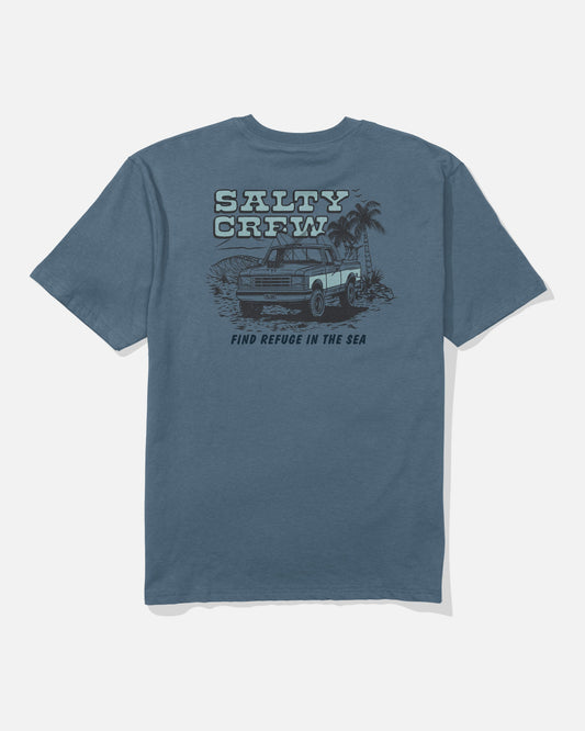 TRUCK STOP CLASSIC TEE - Slate | Salty Crew Premium