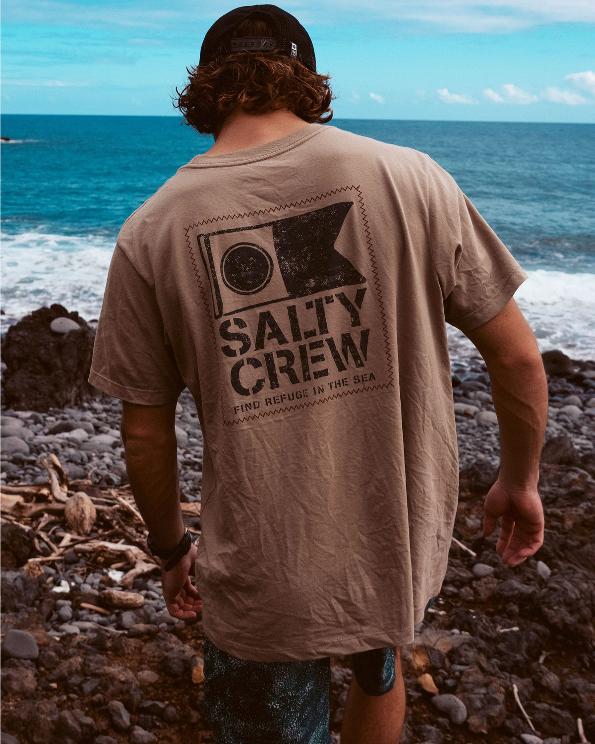 STITCHED SS TEE - Twig | Salty Crew Premium