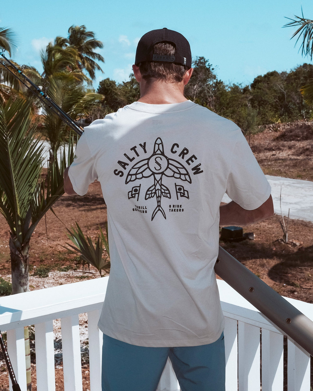 FLYER SS TEE - Bone | Salty Crew Premium