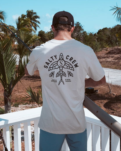 FLYER SS TEE - Bone | Salty Crew Premium