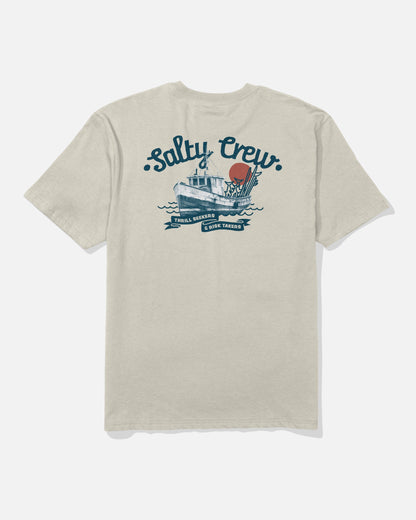 HAULER CLASSIC TEE - Bone | Salty Crew Premium