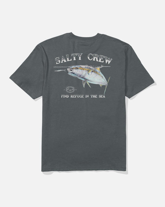 SURFACE CLASSIC SS TEE - Charcoal | Salty Crew Premium