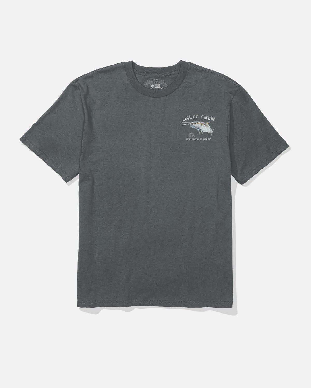 SURFACE CLASSIC SS TEE - Charcoal | Salty Crew Premium