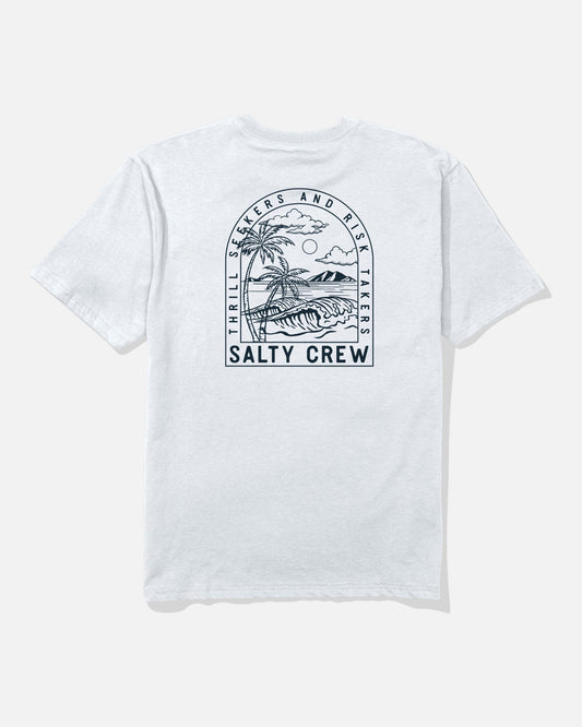 ARCHWAY CLASSIC TEE - White | Salty Crew Premium