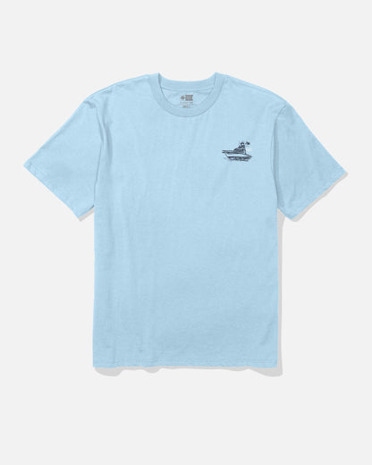 ON BOARD CLASSIC SS TEE - Clear Sky | Salty Crew Premium