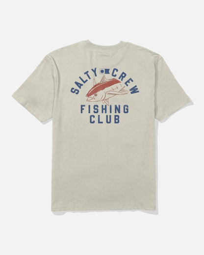 FISH CLUB CLASSIC SS TEE - Bone | Salty Crew Premium