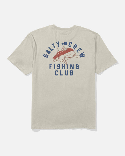 FISH CLUB CLASSIC SS TEE - Bone | Salty Crew Premium