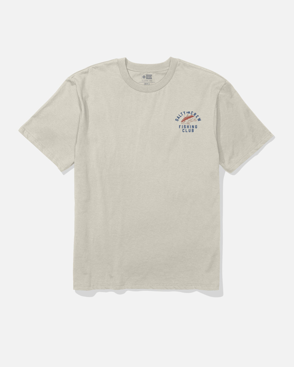 FISH CLUB CLASSIC SS TEE - Bone | Salty Crew Premium
