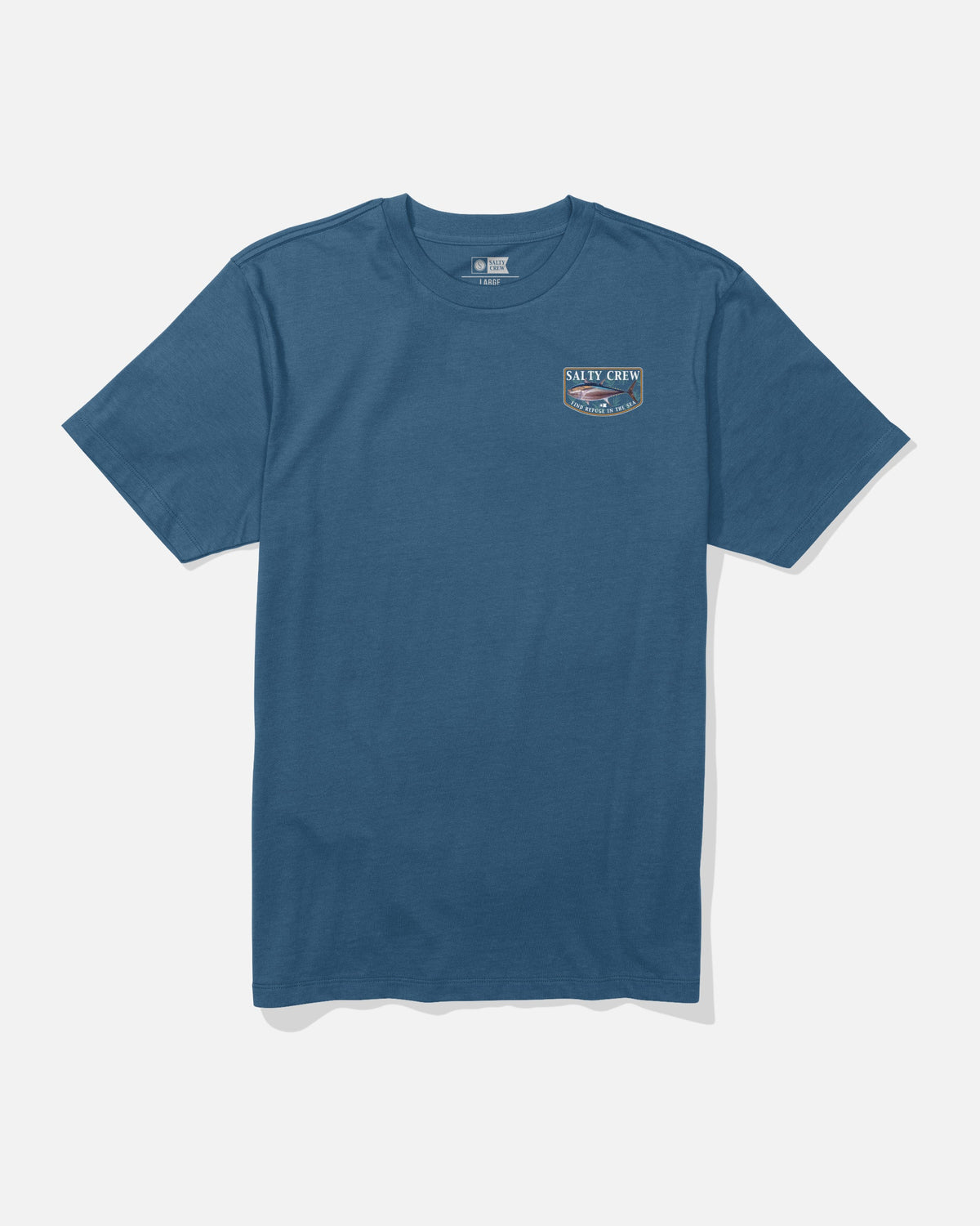 BIG BLUE FILL SS TEE - Cast Blue | Salty Crew Premium